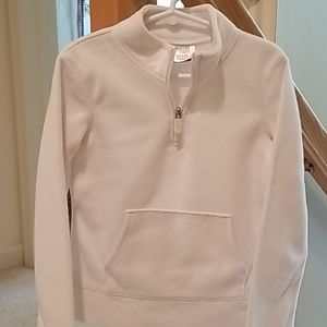 Girls 3/4 zip pullover fleece